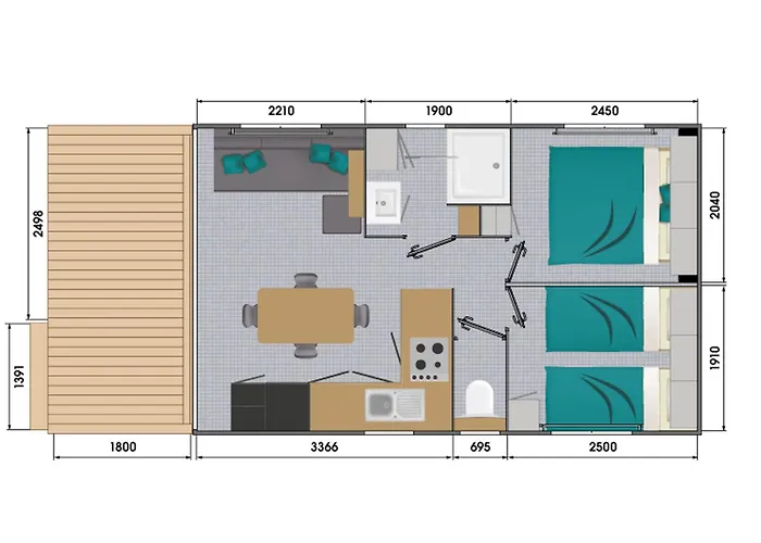 Mobil - Terrasse A - Api-1-52-1697